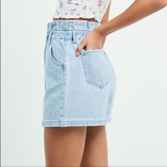 ⭐️ PacSun Paperbag Waist Denim Skirt Size MEDIUM - Picture 3 of 15